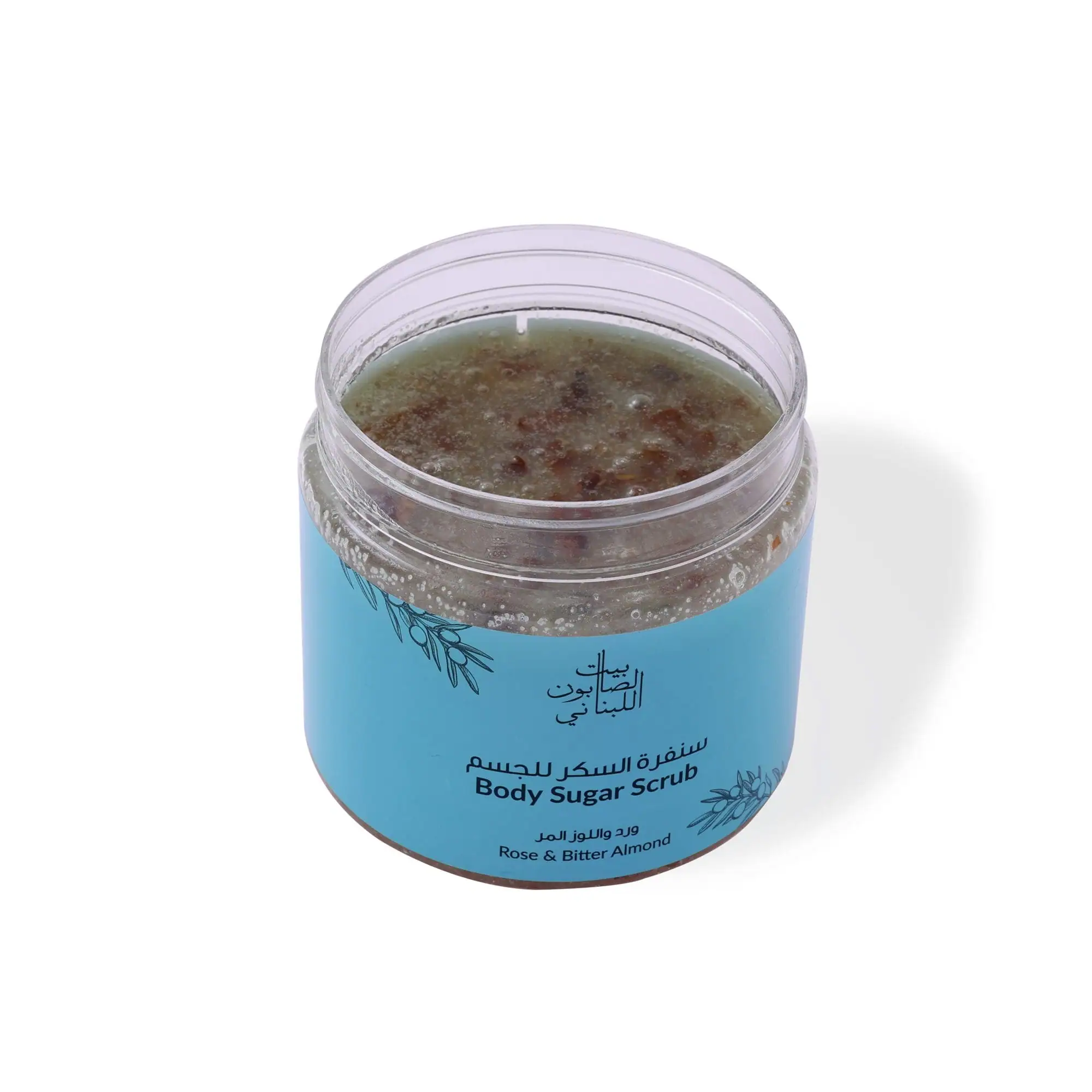Rose & Bitter Almond Body Sugar Scrub 500g - Image 2