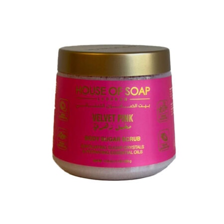 Velvet Pink Body Sugar Scrub 500g