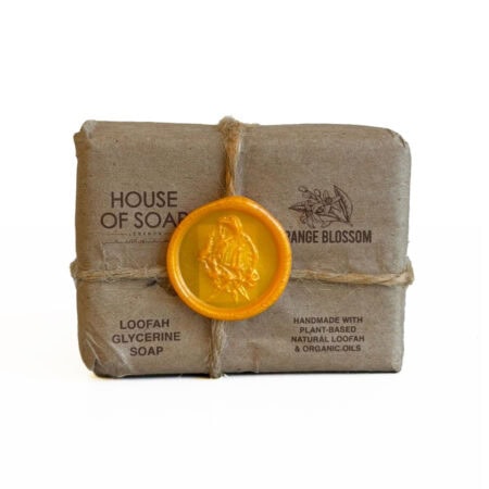 Orange Blossom Loofah Glycerine Soap 170g