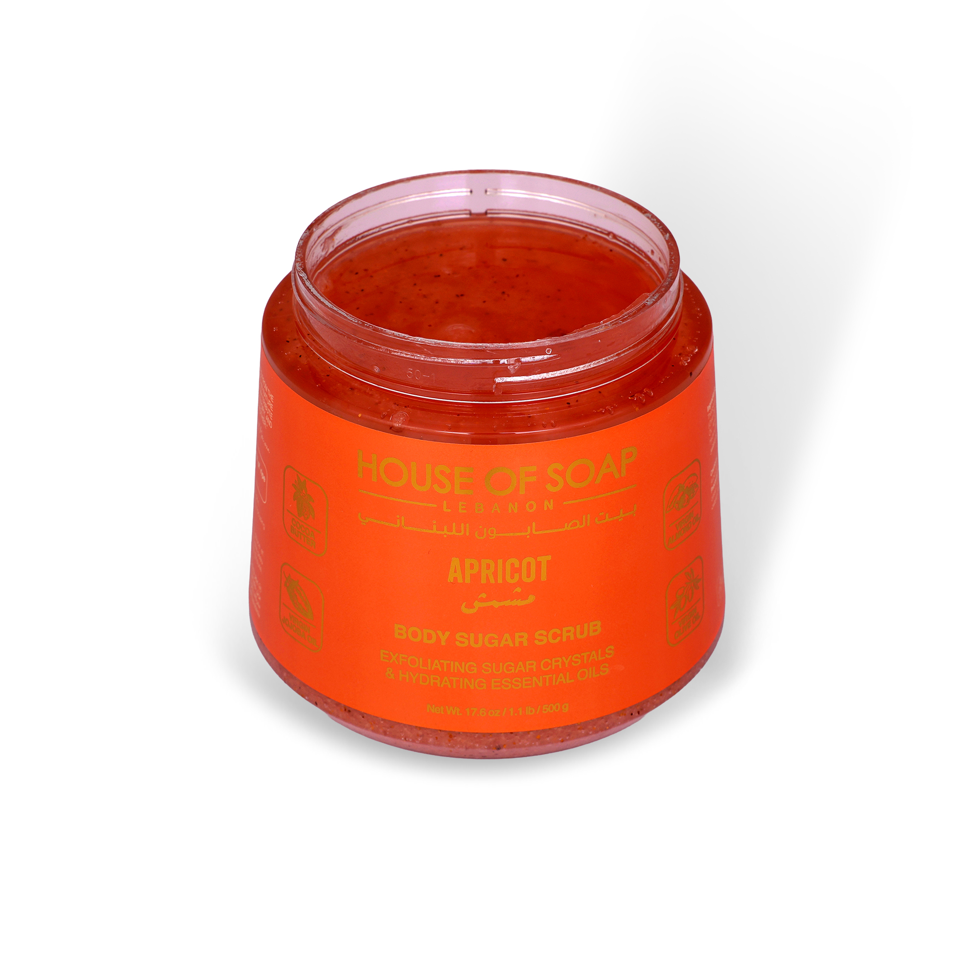Apricot Body Sugar Scrub 500g - Image 2