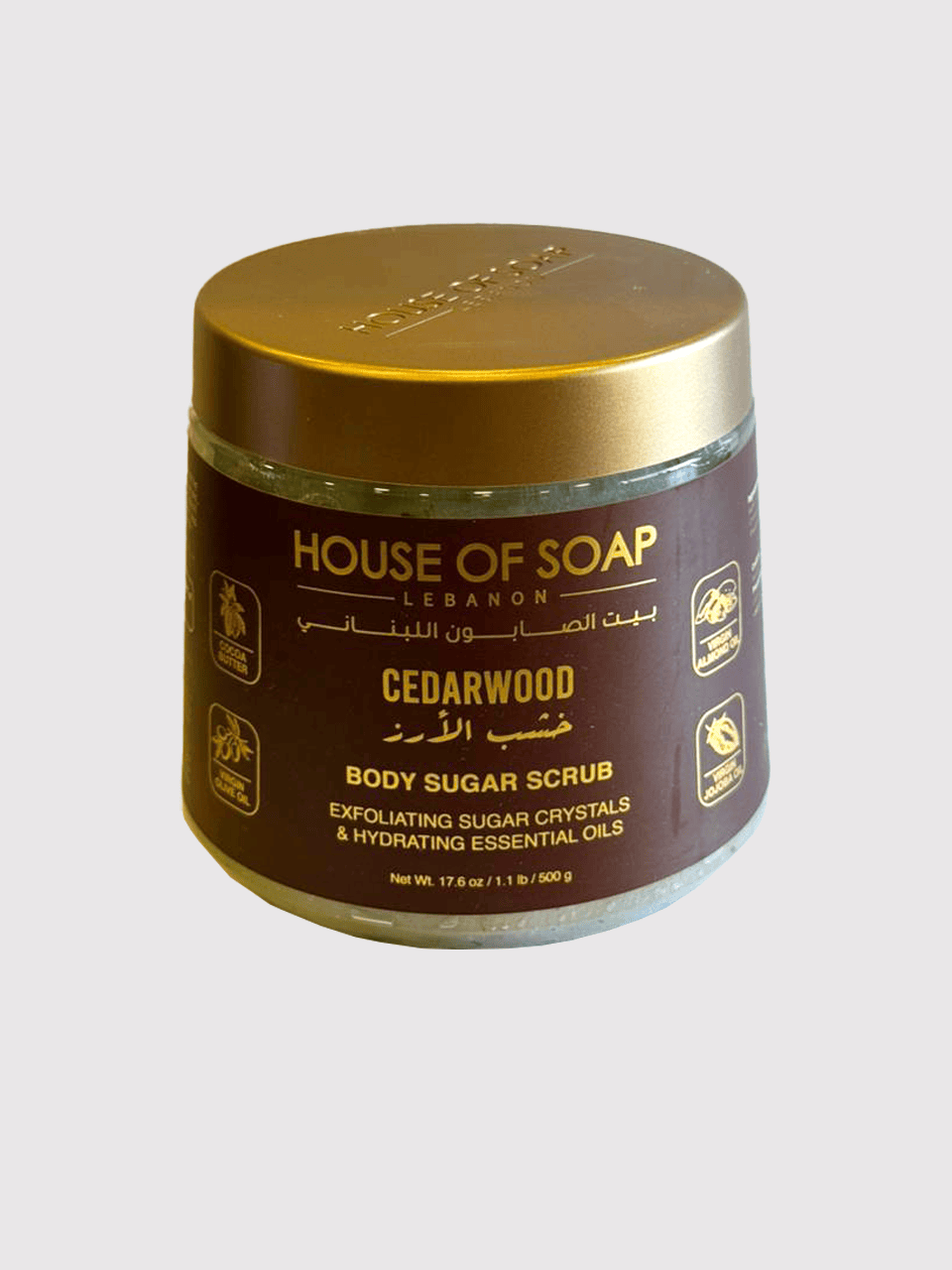 Cedarwood Body Sugar Scrub 500g