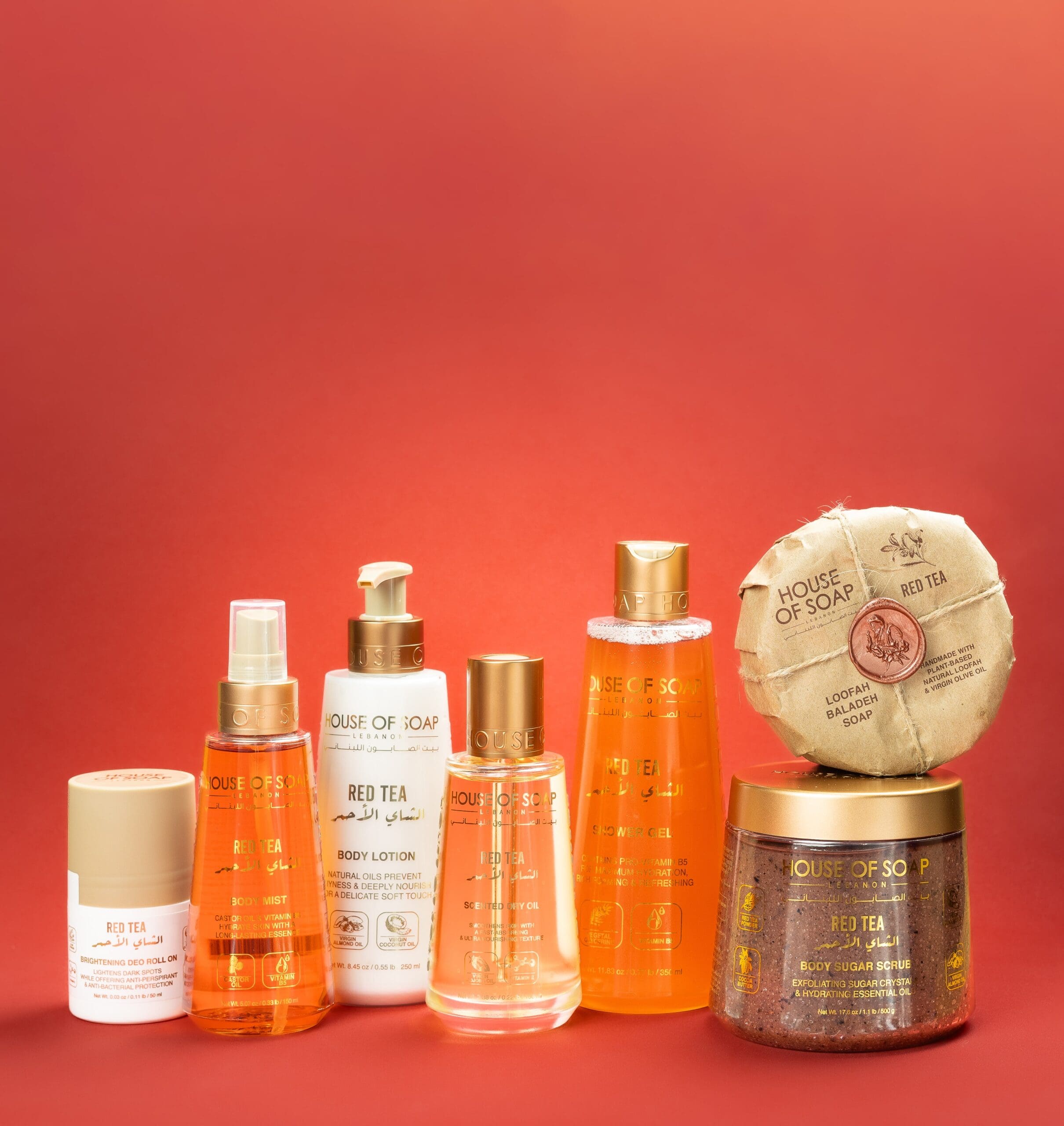 Red Tea Body Sugar Scrub 500g