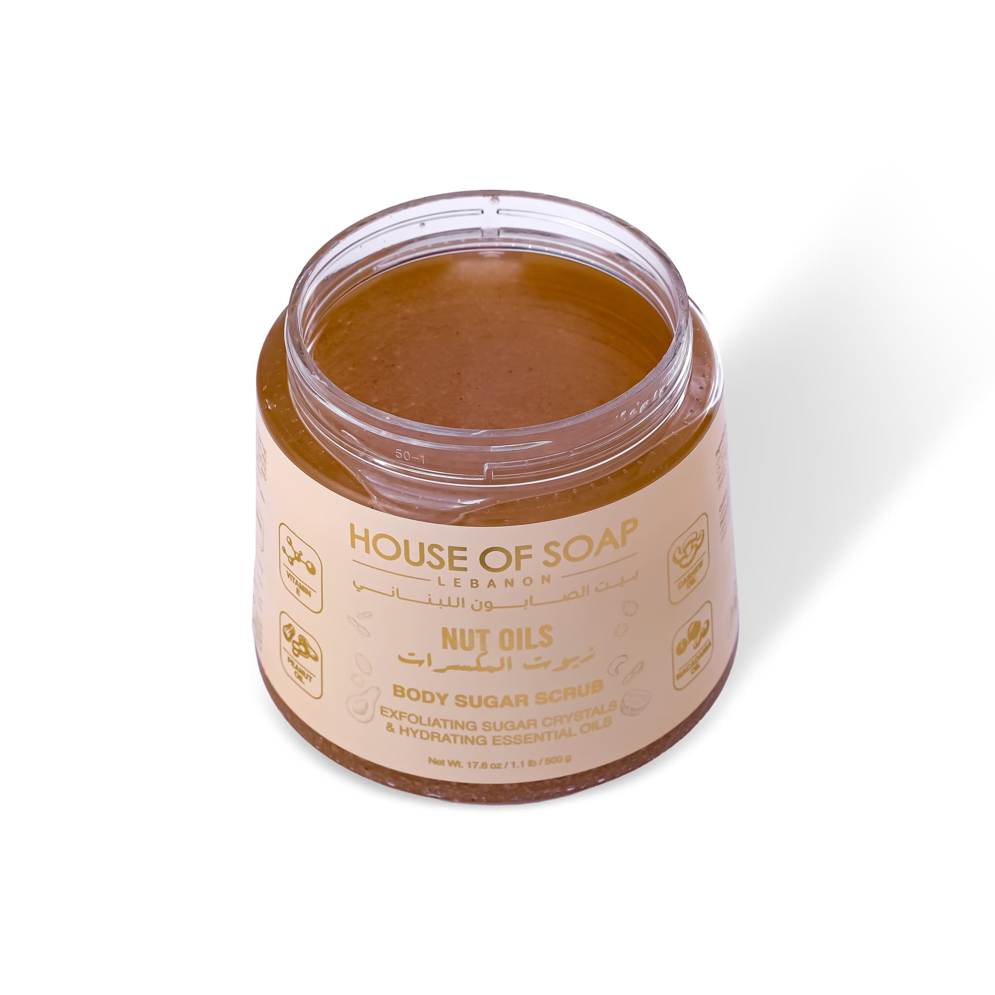 Nut Oils Body Sugar Scrub 500g