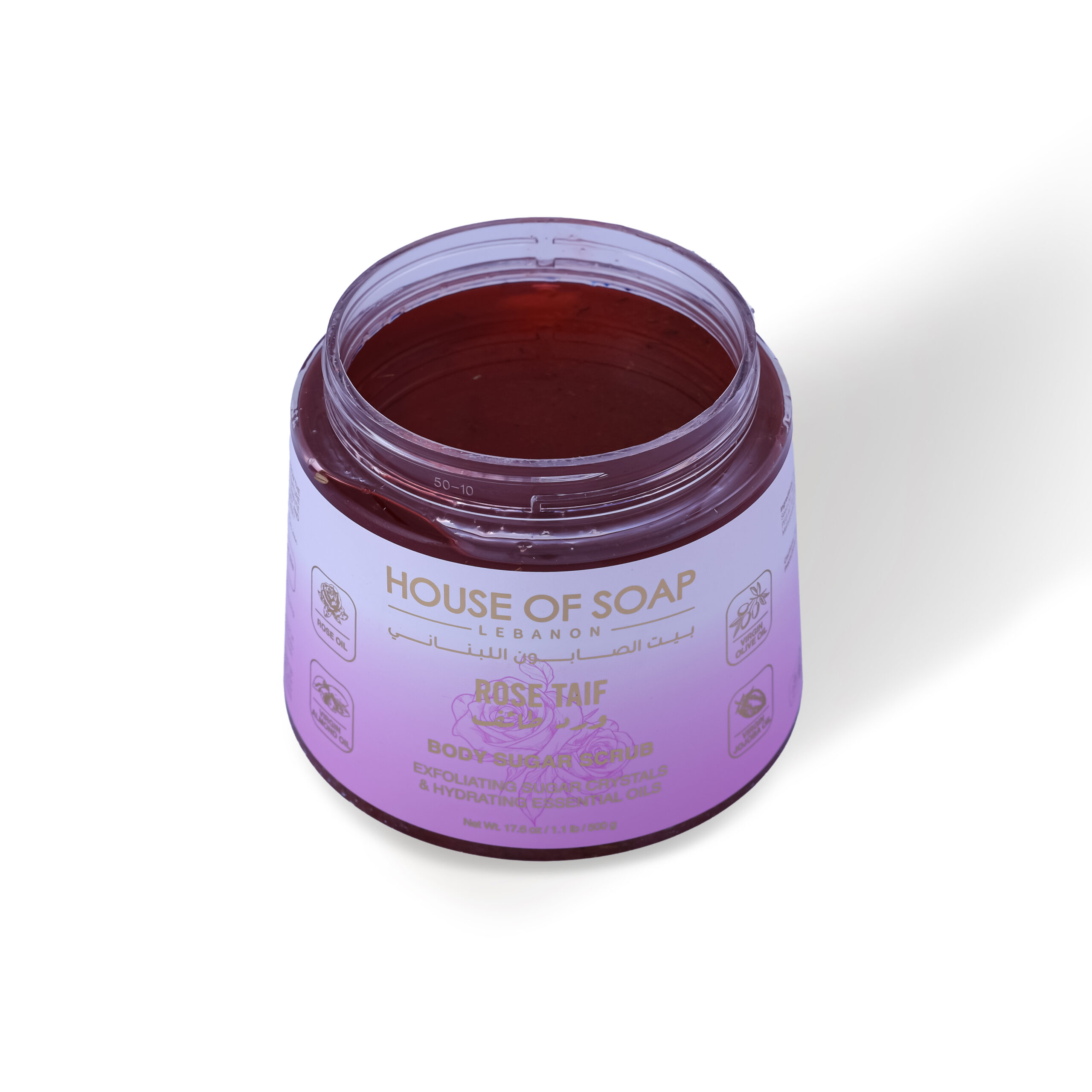 Rose Taif Body Sugar Scrub 500g